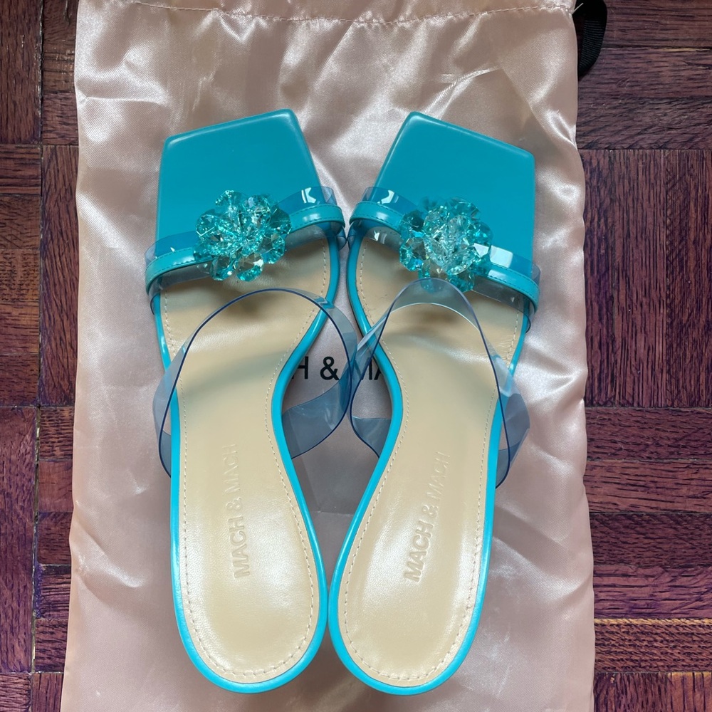 MACH & MACH heels NEW. Never worn. Size 38 -runs small